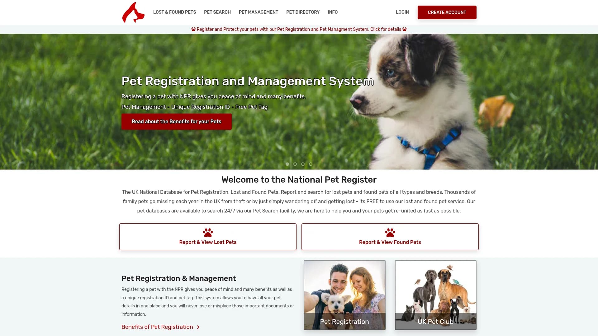 National Pet Register