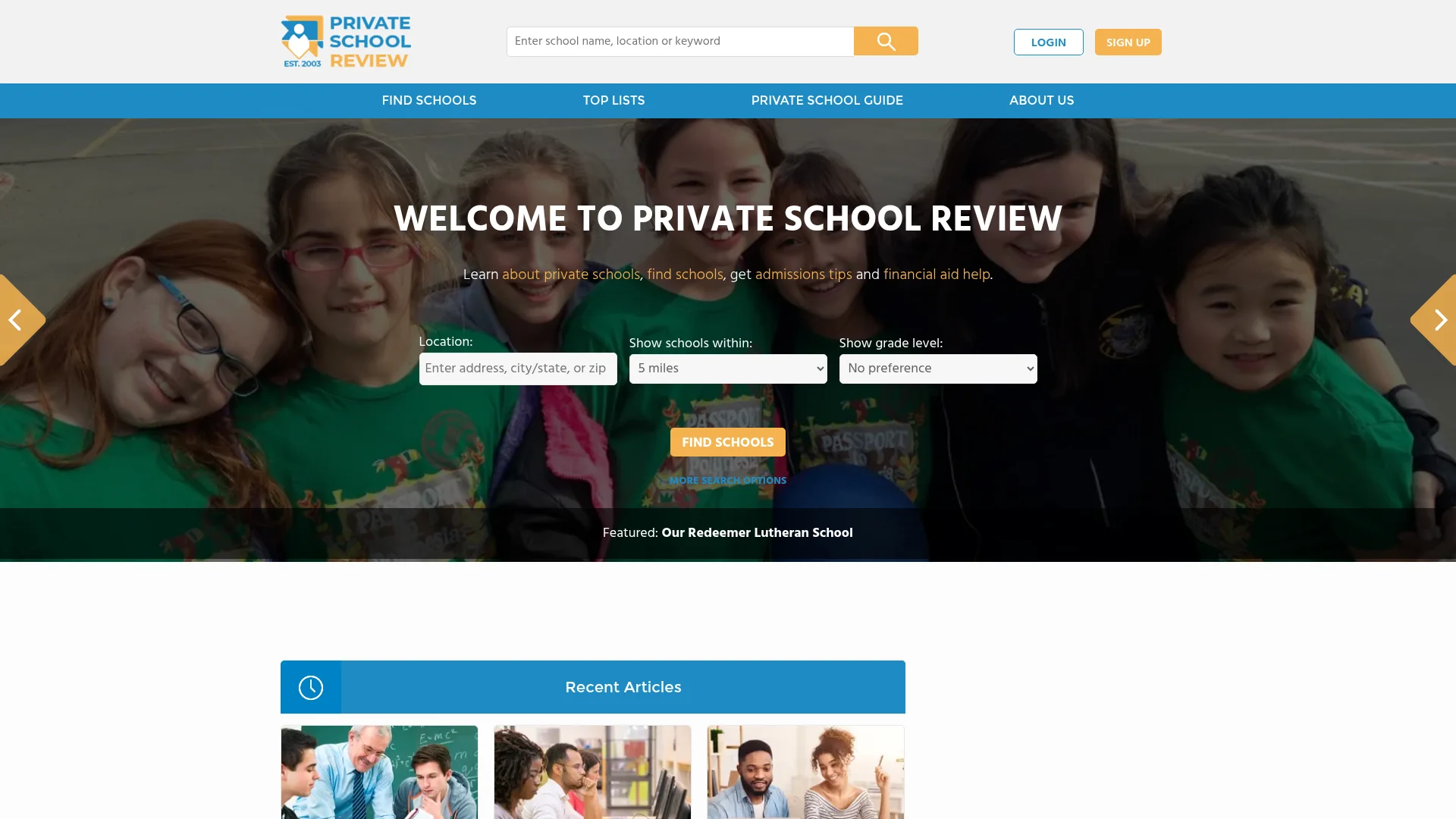 Private School Review - Established 2003
